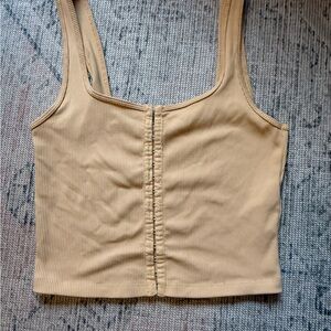 Abercrombie Ribbed Crop Top